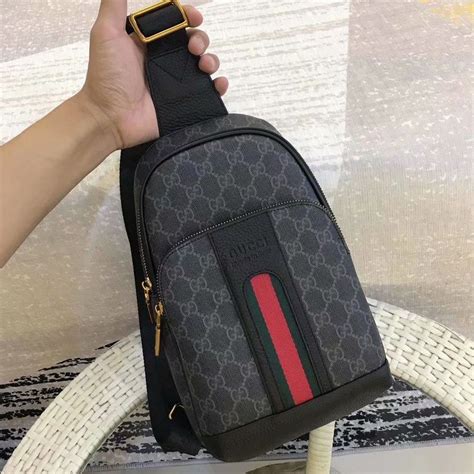 mens sling bag gucci|gucci crossbody bag for men.